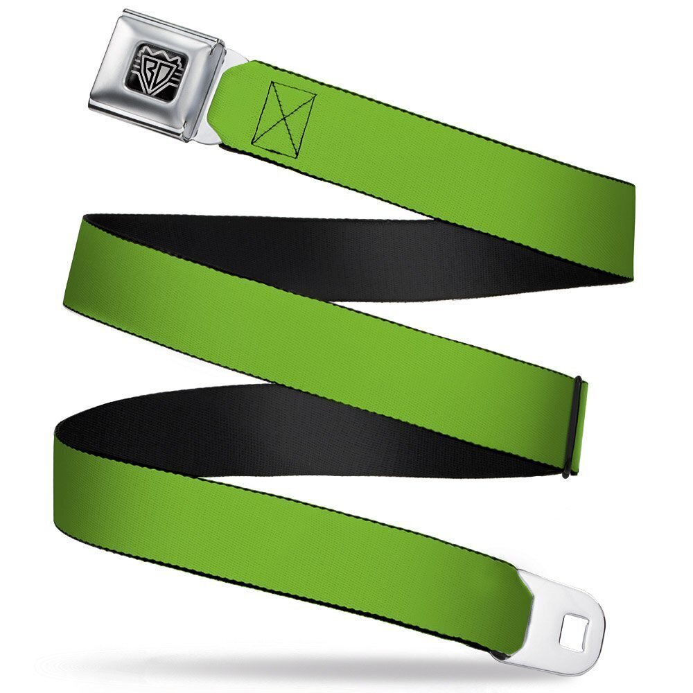 9029 Seatbelt Belt - Lime Green - 1.5" Wide - 24-38 Inches in Length